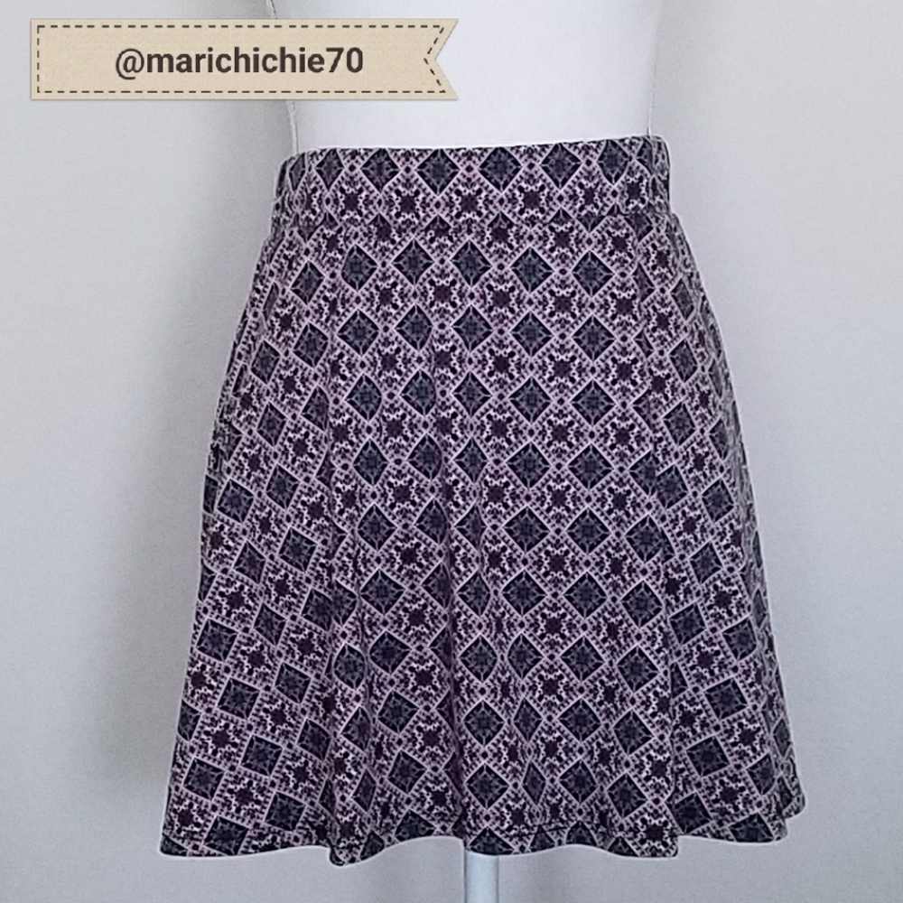 So Rad Printed Mini Skirt